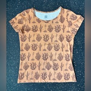 Winter Water Factory Cactus Print T-Shirt